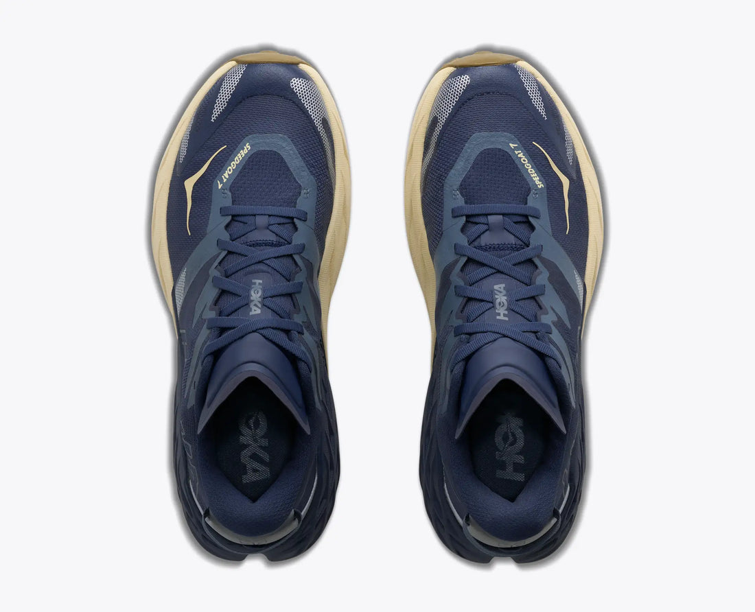 Speedgoat 7 coloris Varsity Navy / Barley Flour, vue 2